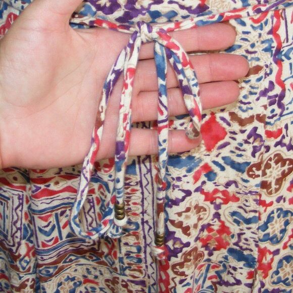 LRL Dress, XS, Skater, 3/4 sleeves, Cotton, String/Sash belt, casual - Picture 5 of 12